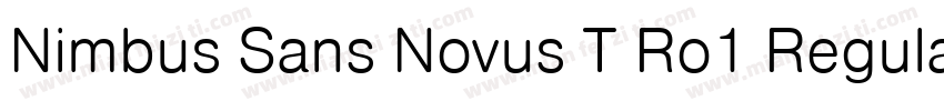 Nimbus Sans Novus T Ro1 Regular Ita字体转换